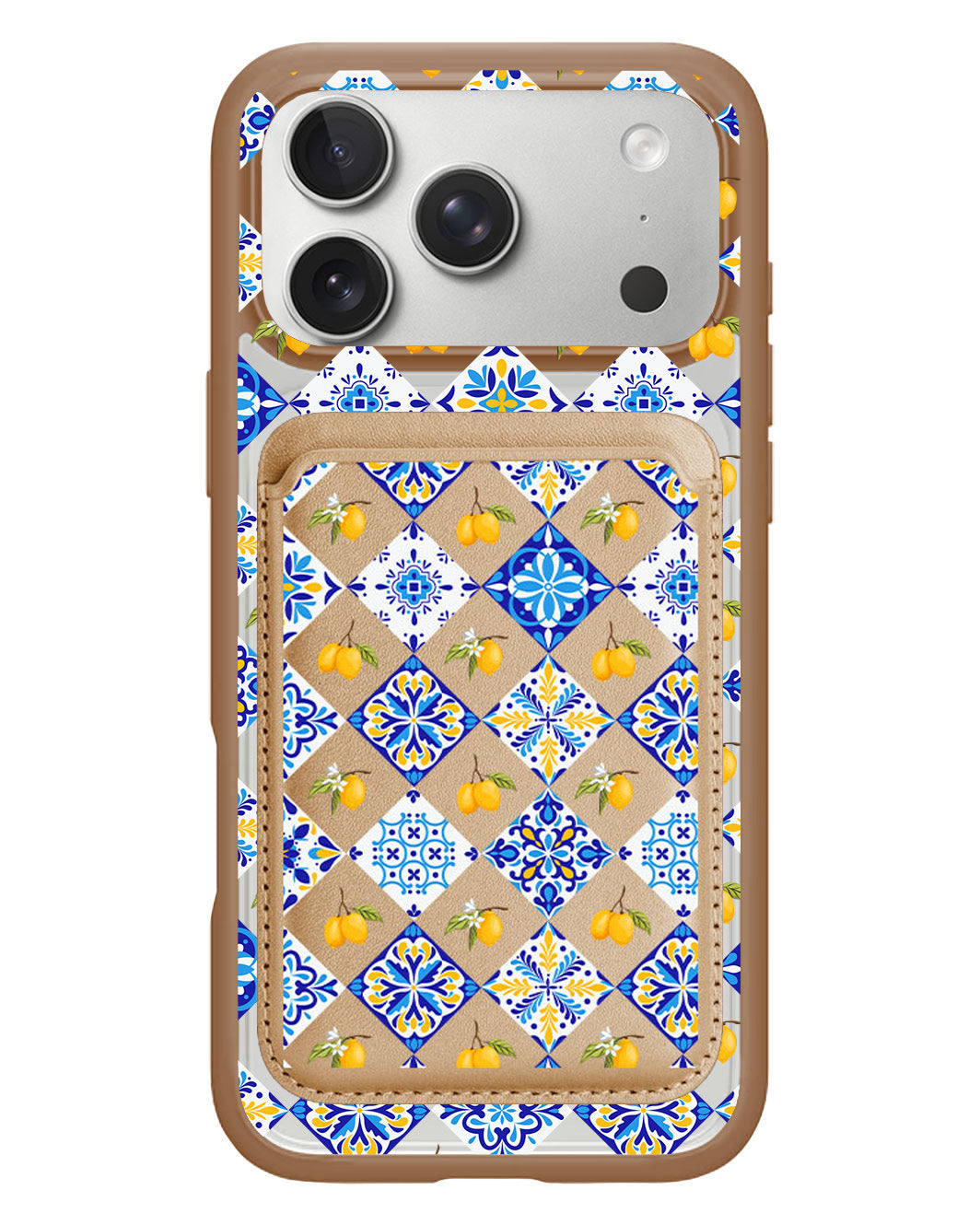 iPhone Magnetic Wallet Case - Majolica Tuscany