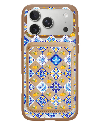 iPhone Magnetic Wallet Case - Majolica Tuscany