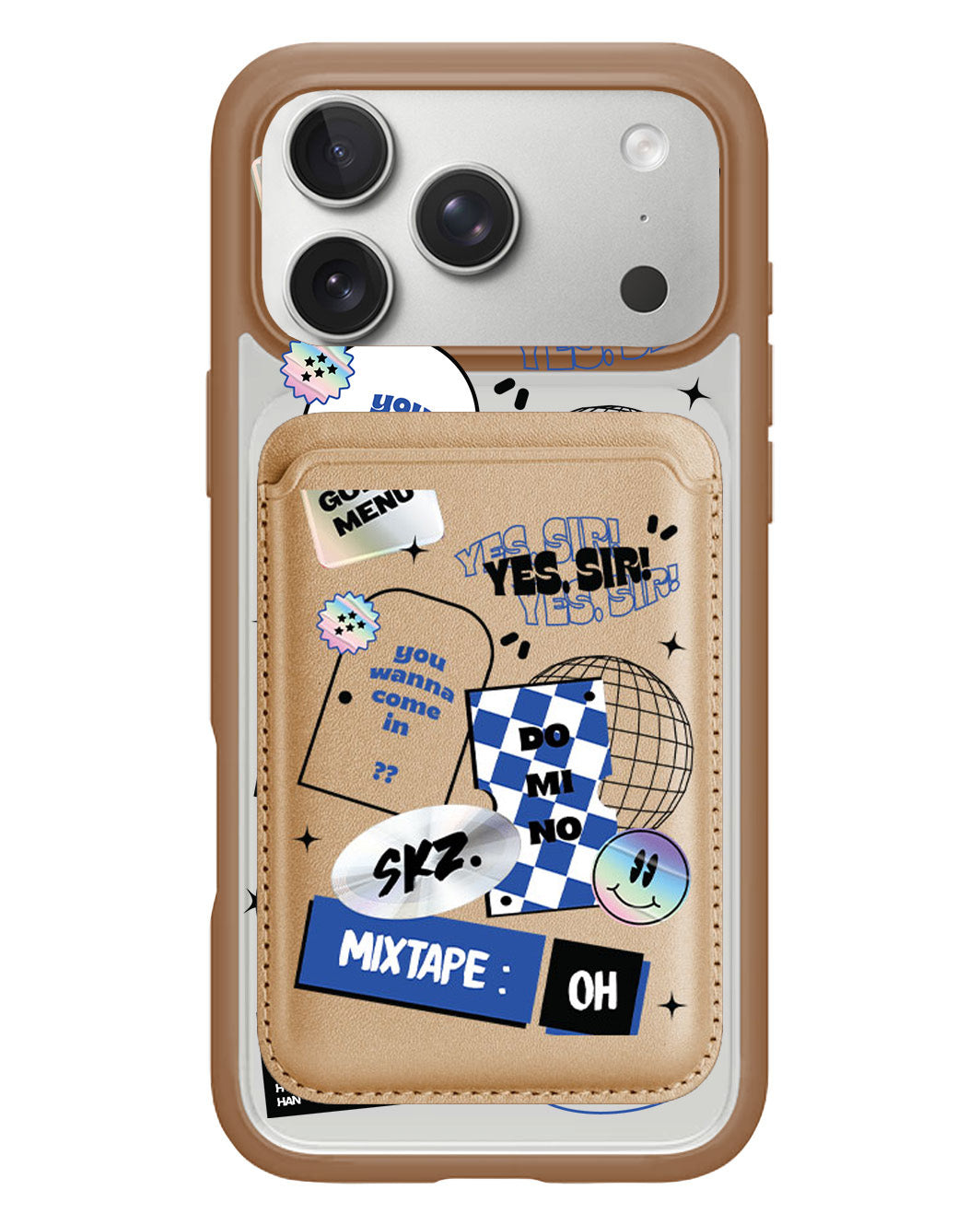 iPhone Magnetic Wallet Case - Stray Kids Sticker Pack