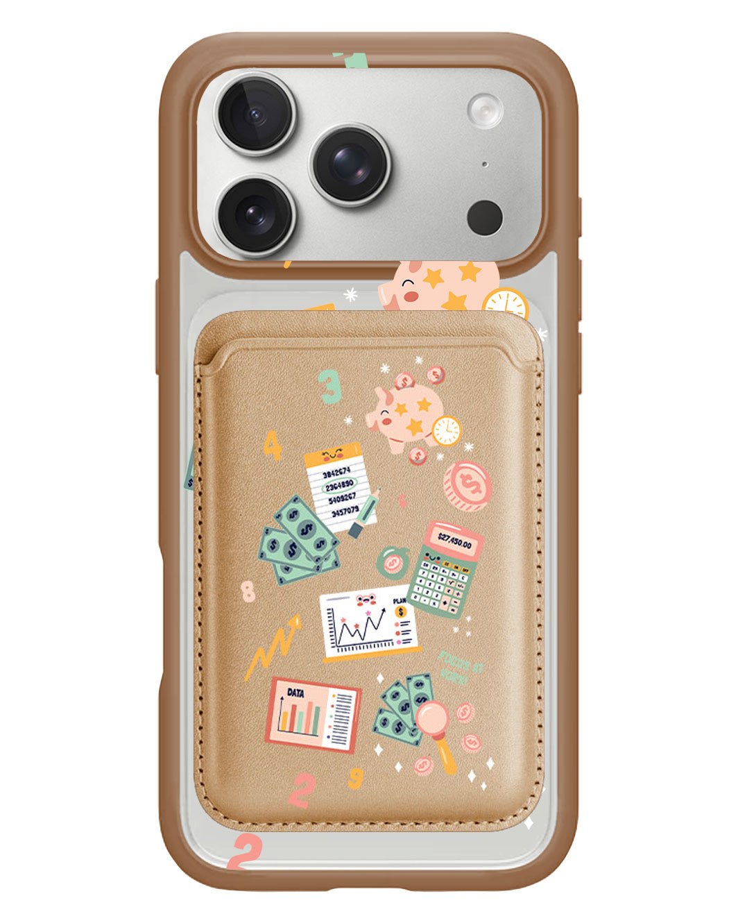 iPhone Magnetic Wallet Case - Finance