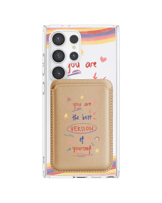 Android Magnetic Wallet Case - Love Yourself