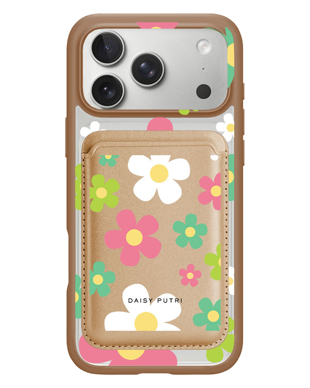 iPhone Magnetic Wallet Case - Daisy Wild