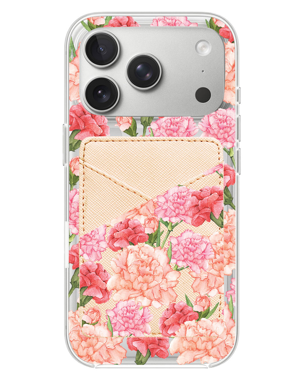 iPhone Phone Wallet Case - January Carnation