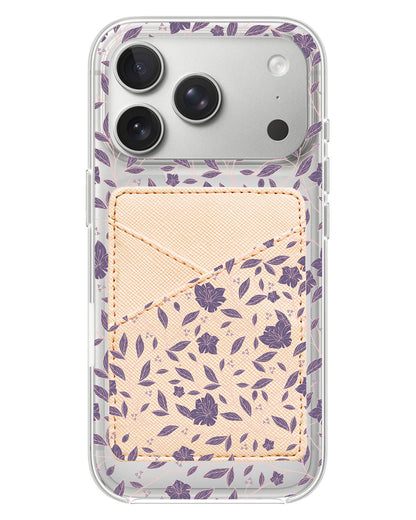iPhone Phone Wallet Case - Sketchy Flower 4.0