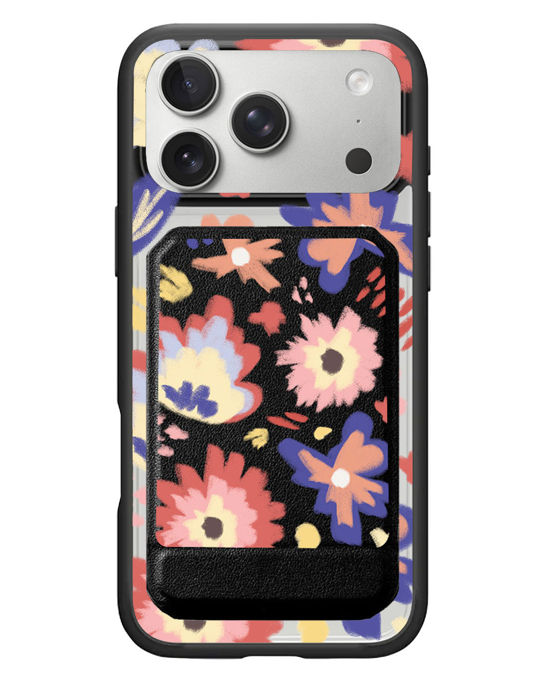 iPhone Magnetic Multifold Wallet - Flower Lovers