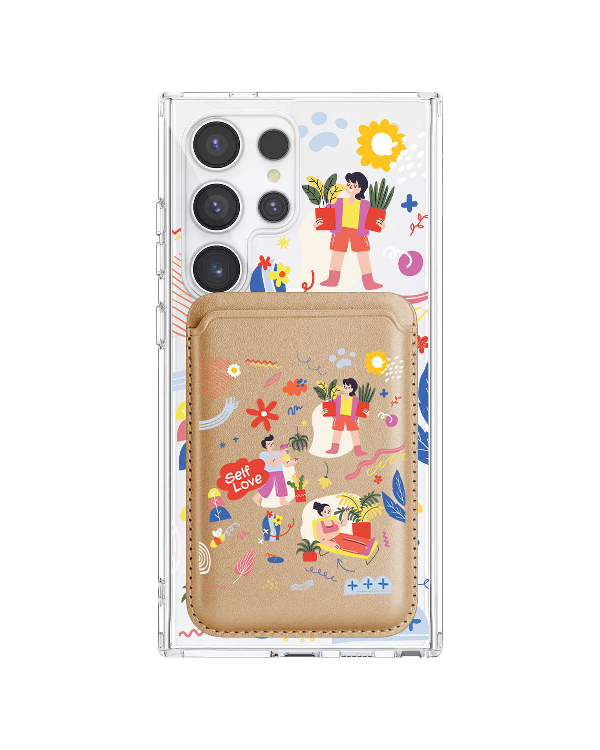 Android Magnetic Wallet Case - Self Love Sticker Pack 1.0