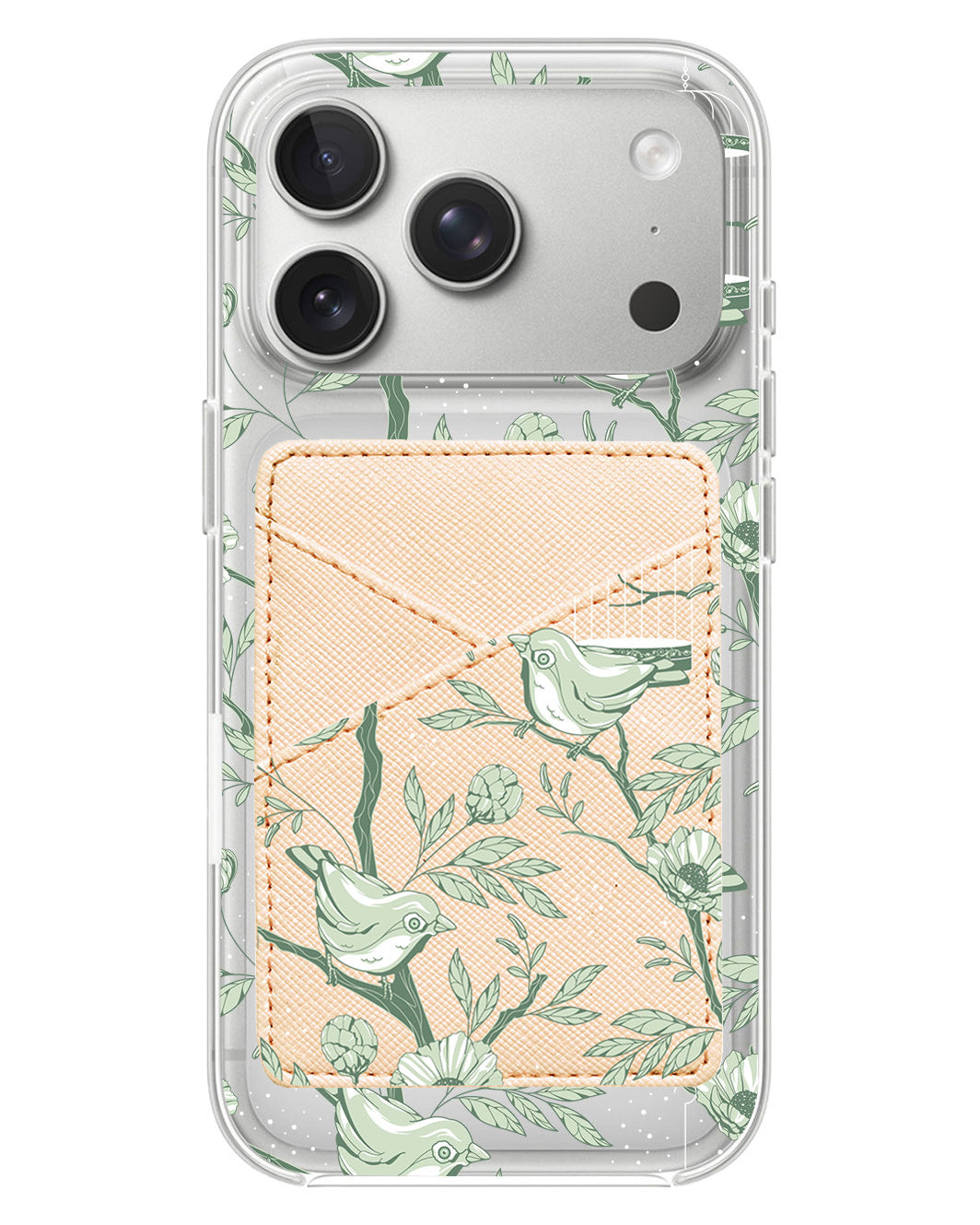 iPhone Phone Wallet Case - Lovebird Monochrome 4.0