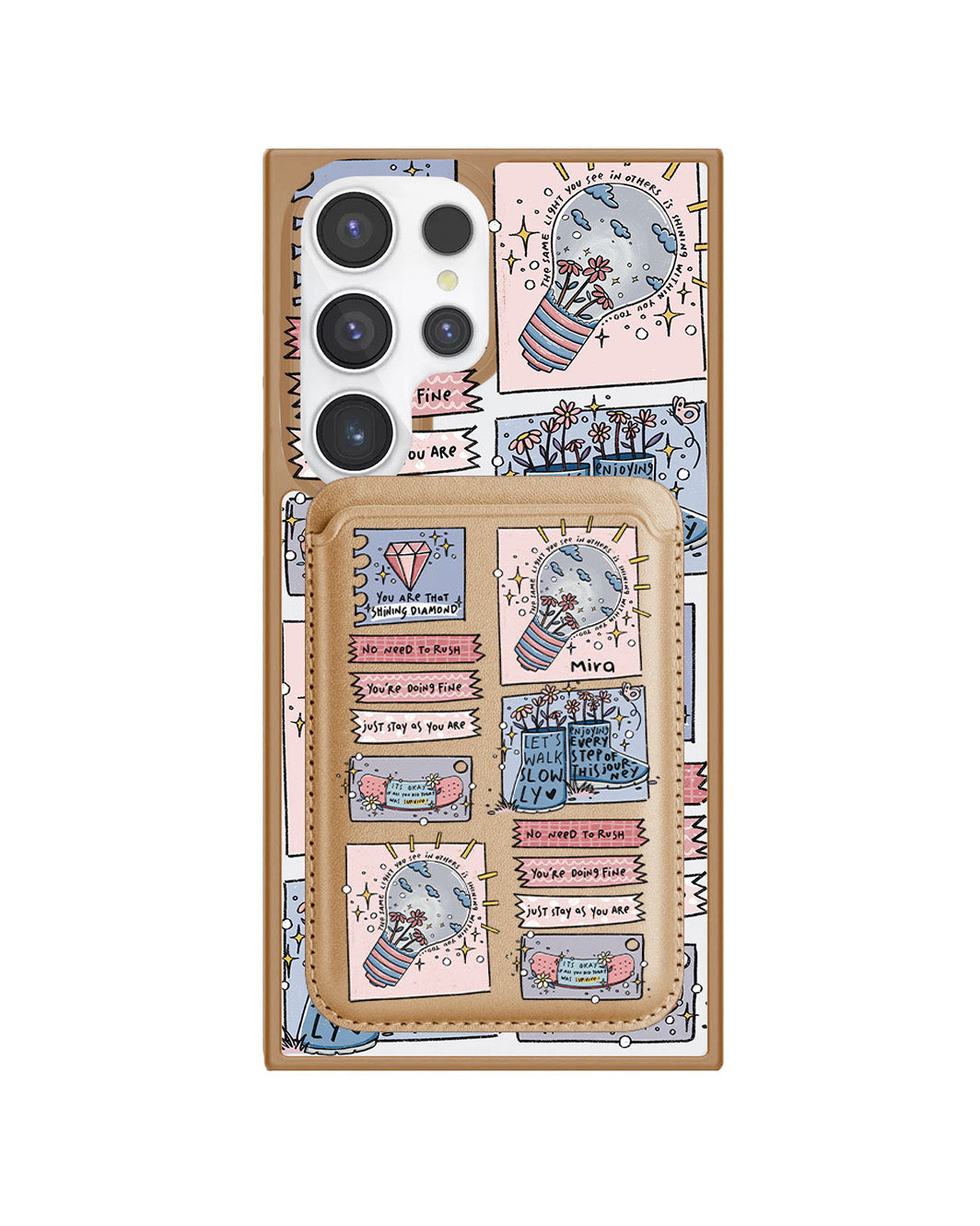 Android Magnetic Wallet Case - Shine
