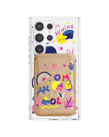 Android Magnetic Wallet Case - Monday, My Day
