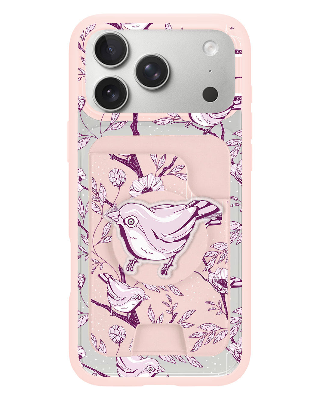 iPhone Magpop Wallet - Lovebird Monochrome 5.0