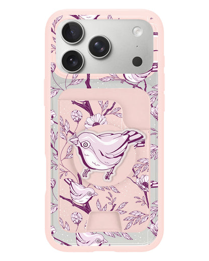 iPhone Magpop Wallet - Lovebird Monochrome 5.0