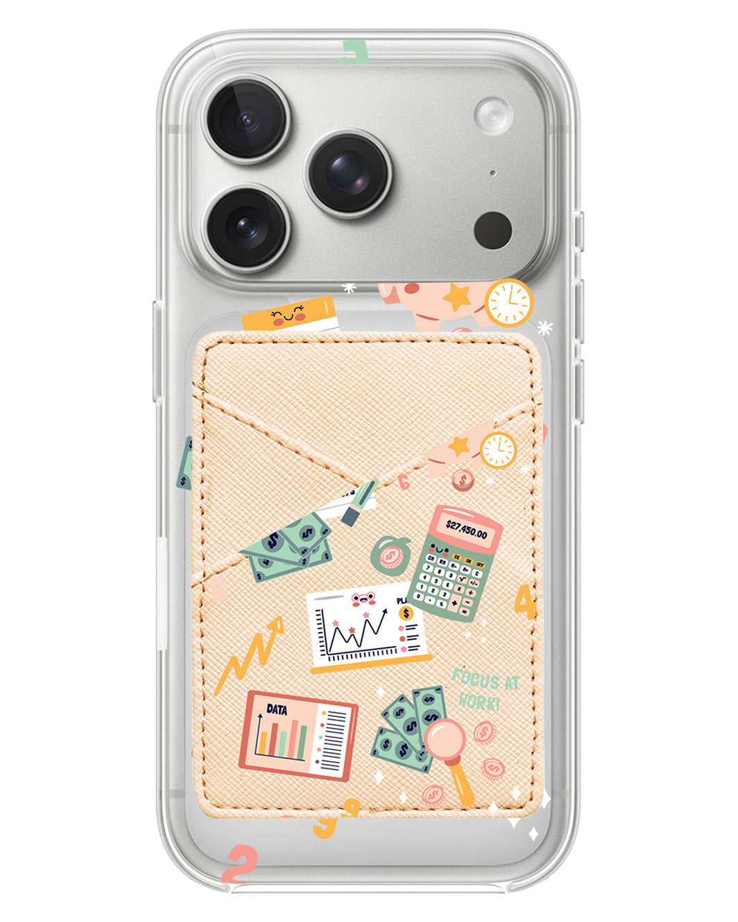 iPhone Phone Wallet Case - Finance