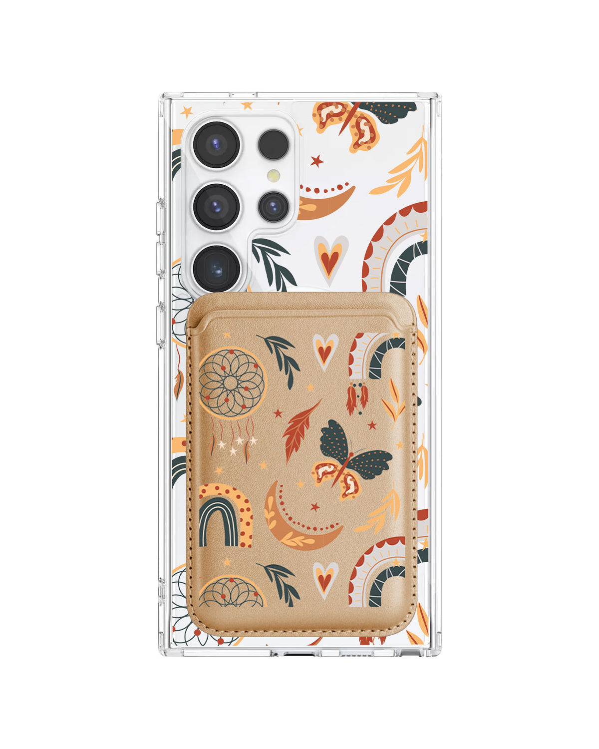 Android Magnetic Wallet Case - Boho 3.0