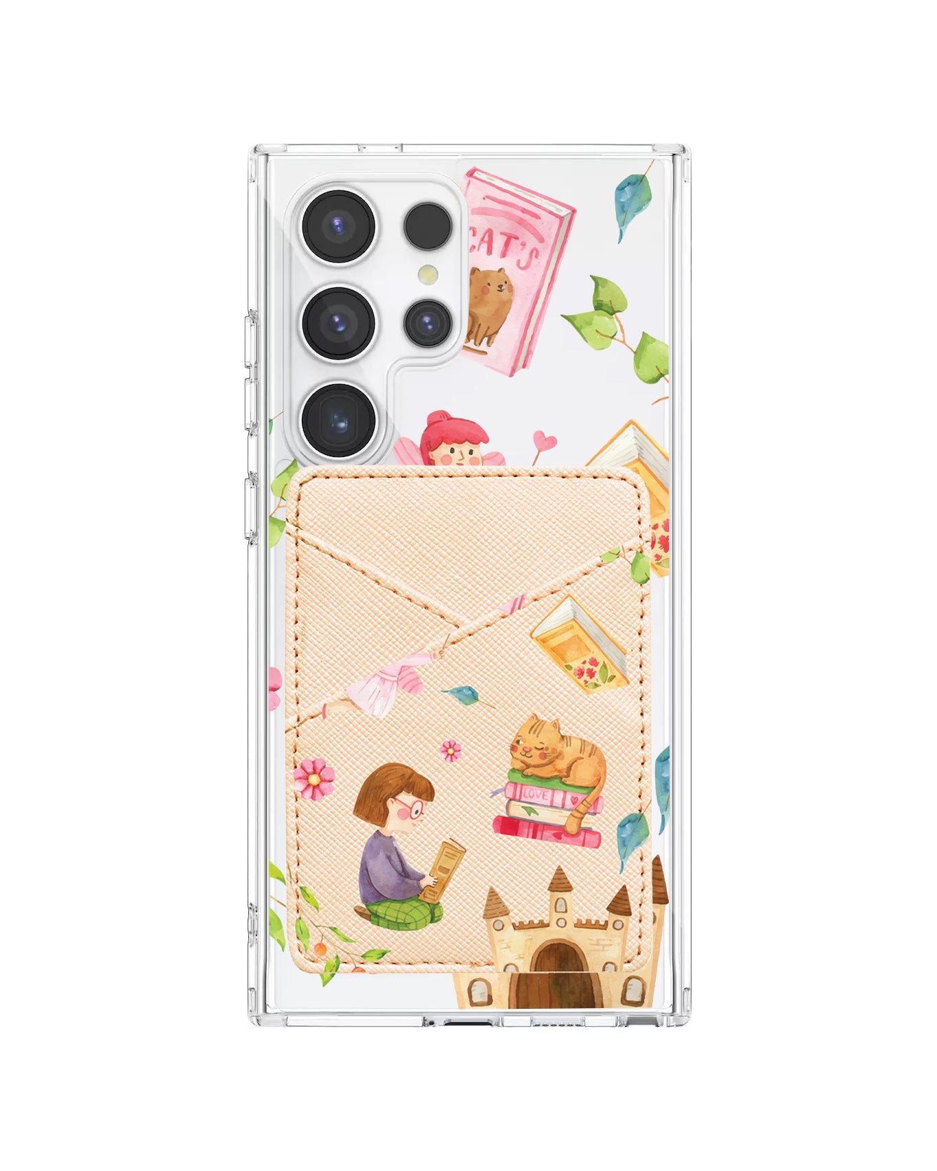 Android Phone Wallet Case - Fairy Cat