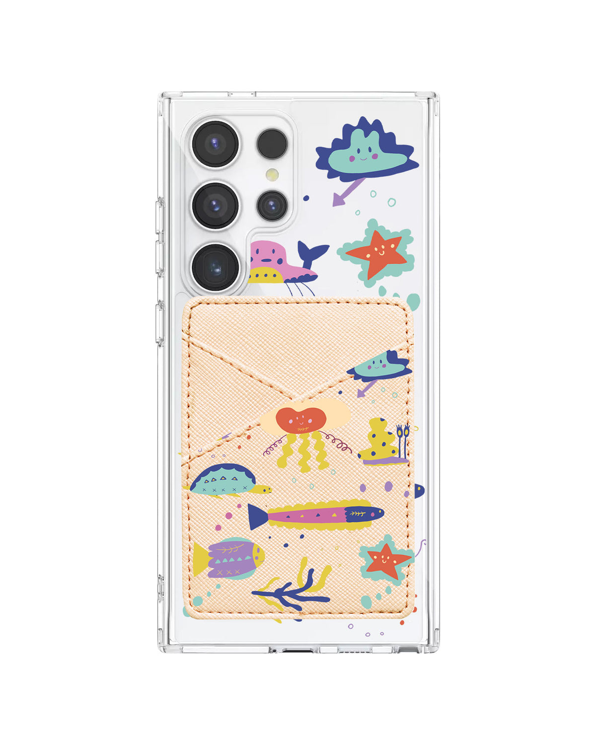 Android Phone Wallet Case - Ocean World