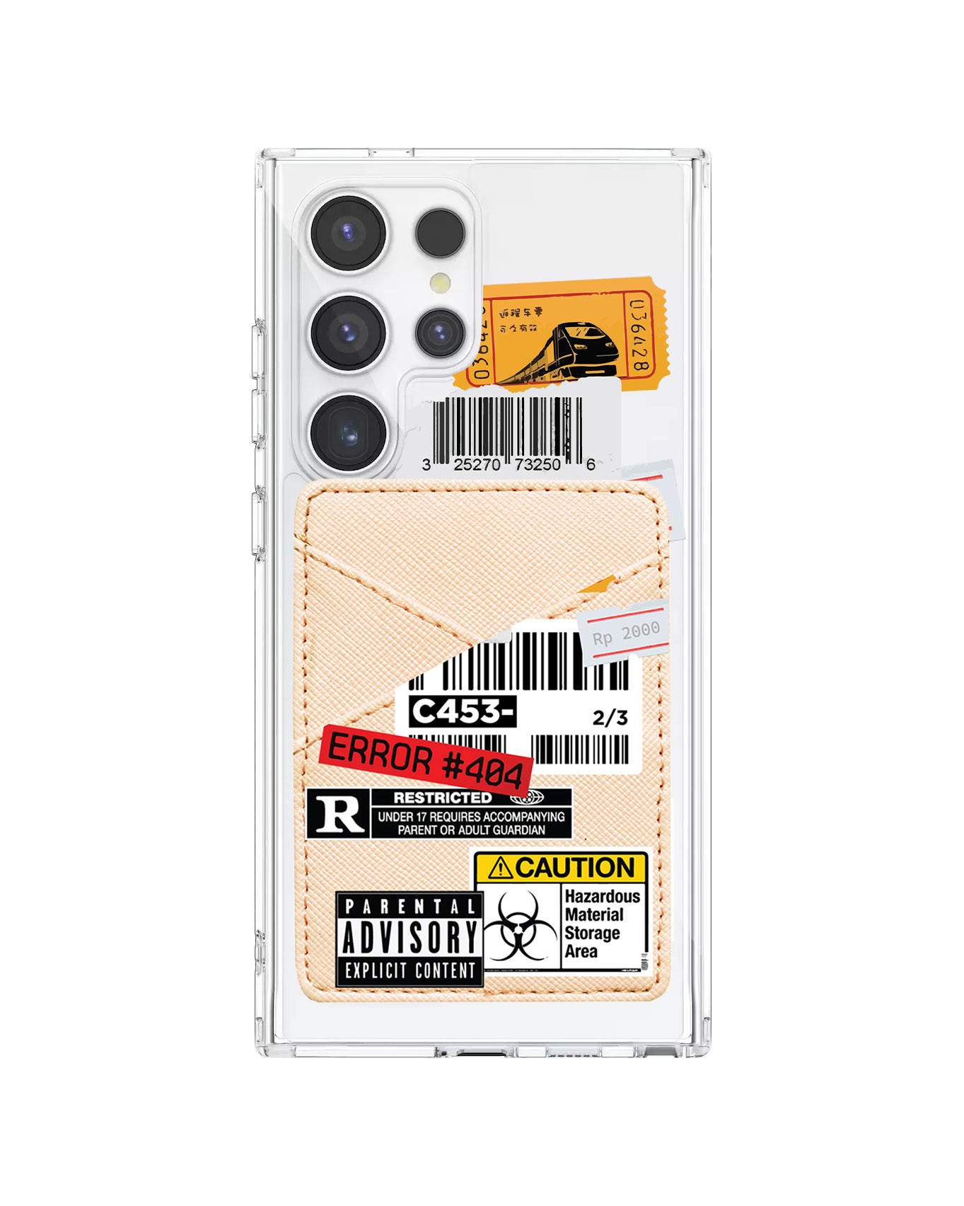 Android Phone Wallet Case - Label Sticker Pack
