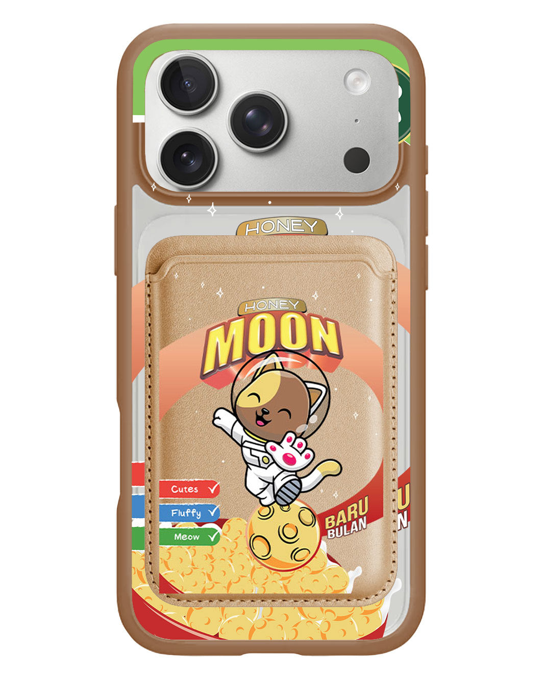 iPhone Magnetic Wallet Case - Honey Moon