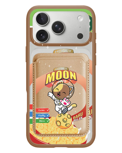 iPhone Magnetic Wallet Case - Honey Moon