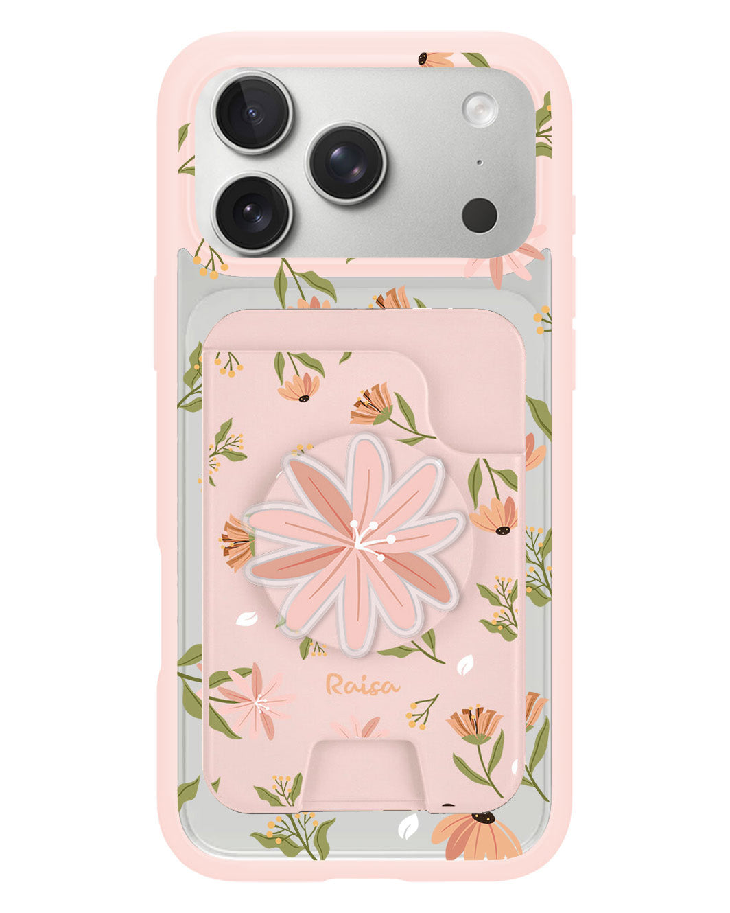 iPhone Magpop Wallet - Cosmos Flower