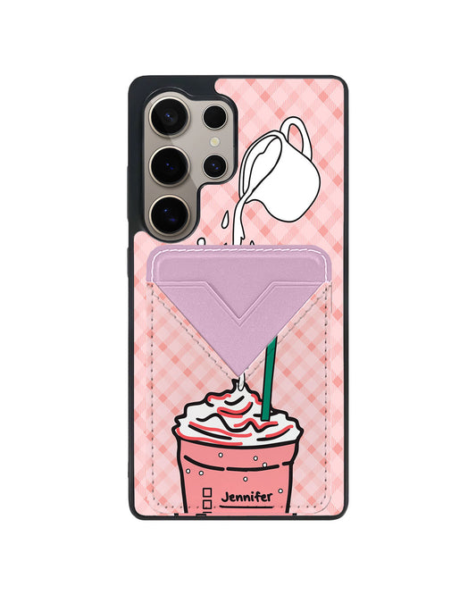 Android Avant Wallet Case - Rasberry Frappe