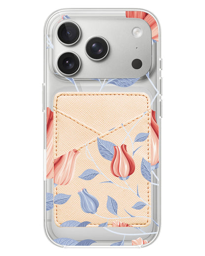 iPhone Phone Wallet Case - Red Tulip