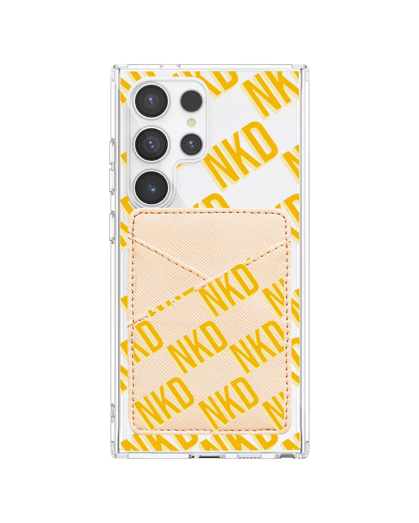 Android Phone Wallet Case - Diagonal Initial Monogram 1.0