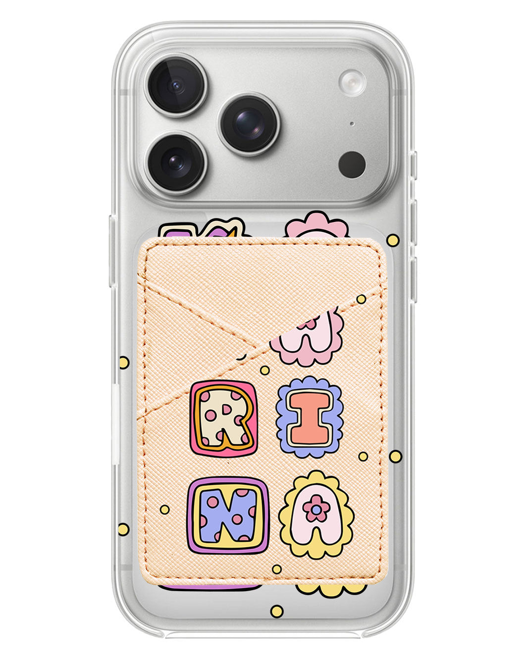 iPhone Phone Wallet Case - Adorable Monogram 2.0