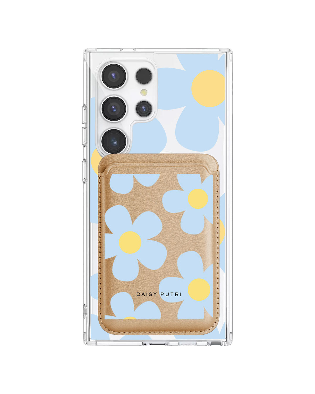 Android Magnetic Wallet Case - Daisy Garland