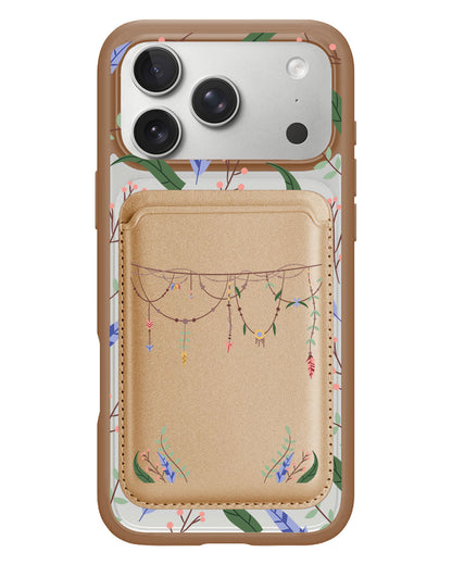 iPhone Magnetic Wallet Case - Bohemian