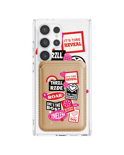 Android Magnetic Wallet Case - The Boyz Song Sticker Pack