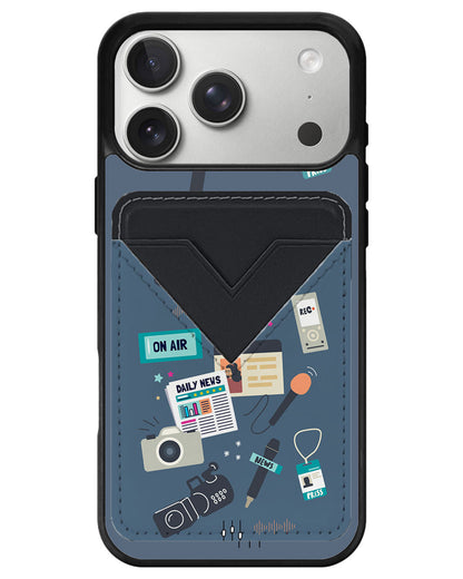 iPhone Avant Wallet Case - Journalism
