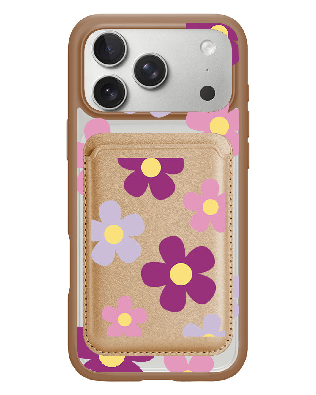 iPhone Magnetic Wallet Case - Daisy Paradise