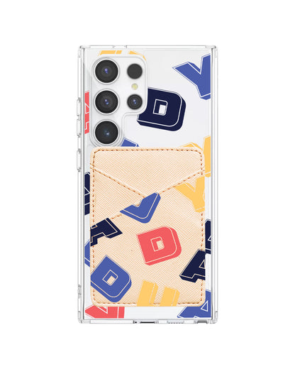 Android Phone Wallet Case - Cool Monogram