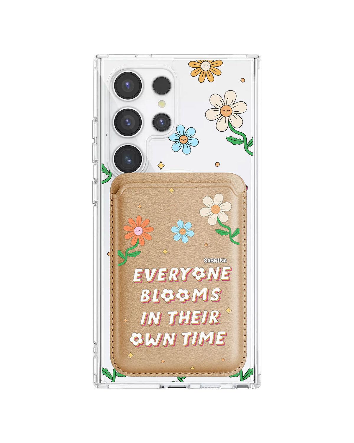 Android Magnetic Wallet Case - Blooms