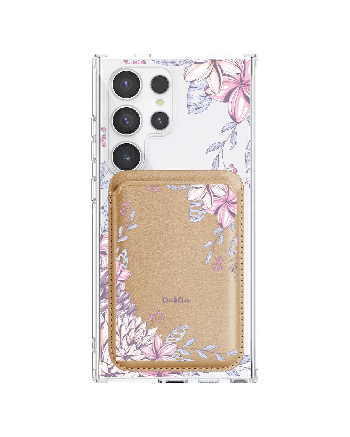 Android Magnetic Wallet Case - Dahlia