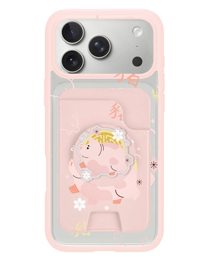 iPhone Magpop Wallet - Shio Pig