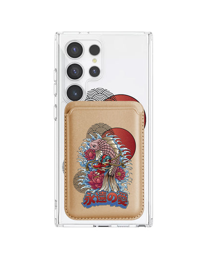 Android Magnetic Wallet Case - Oni Koi