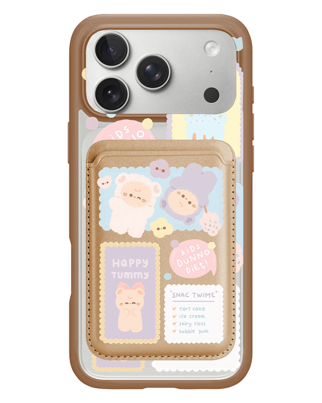 iPhone Magnetic Wallet Case - Sweets Heaven