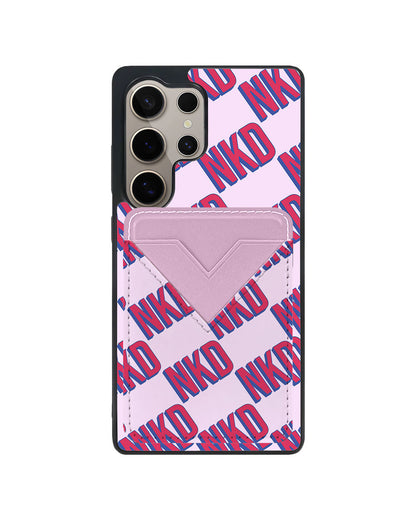 Android Avant Wallet Case - Custom Monogram 3.0 Diagonal Initial 2.0