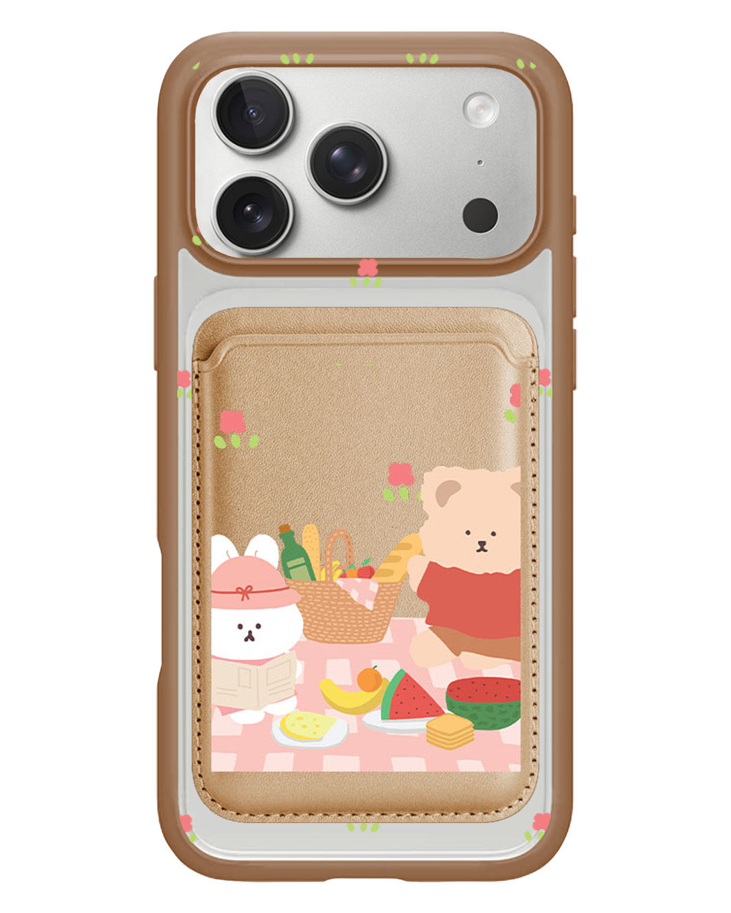 iPhone Magnetic Wallet Case - Picnic Pink