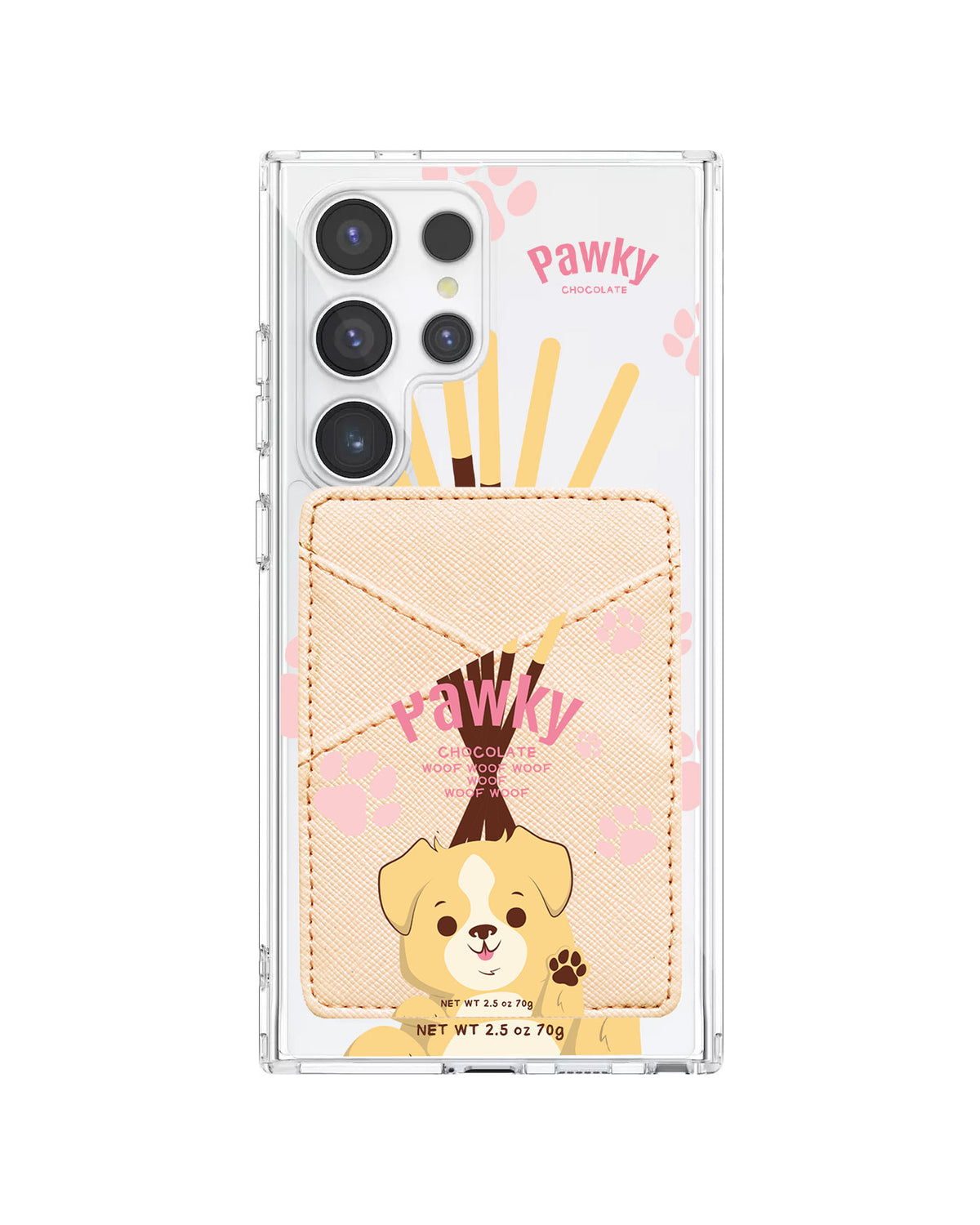 Android Phone Wallet Case - Pawky Dog