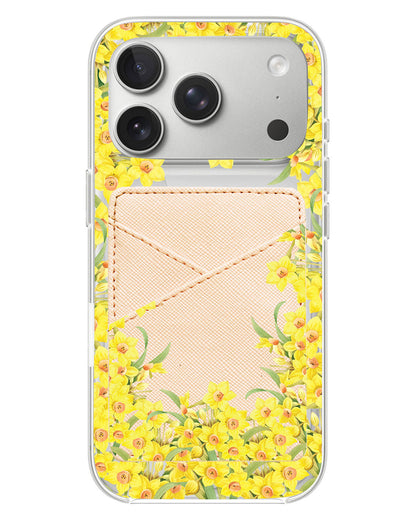 iPhone Phone Wallet Case - March Daffodil
