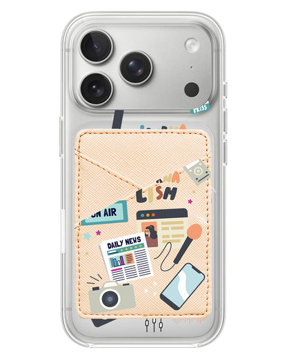 iPhone Phone Wallet Case - Journalism