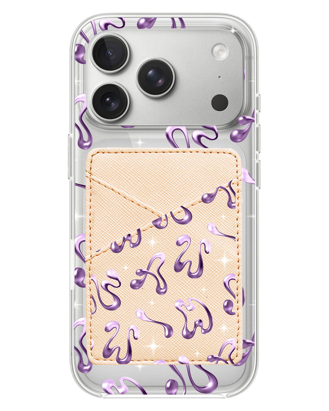 iPhone Phone Wallet Case - Chrome Monogram 4.0