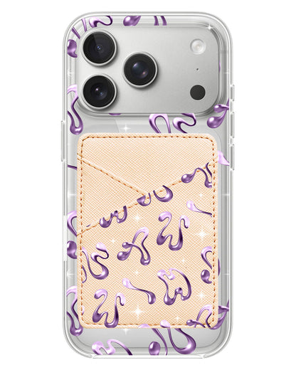 iPhone Phone Wallet Case - Chrome Monogram 4.0
