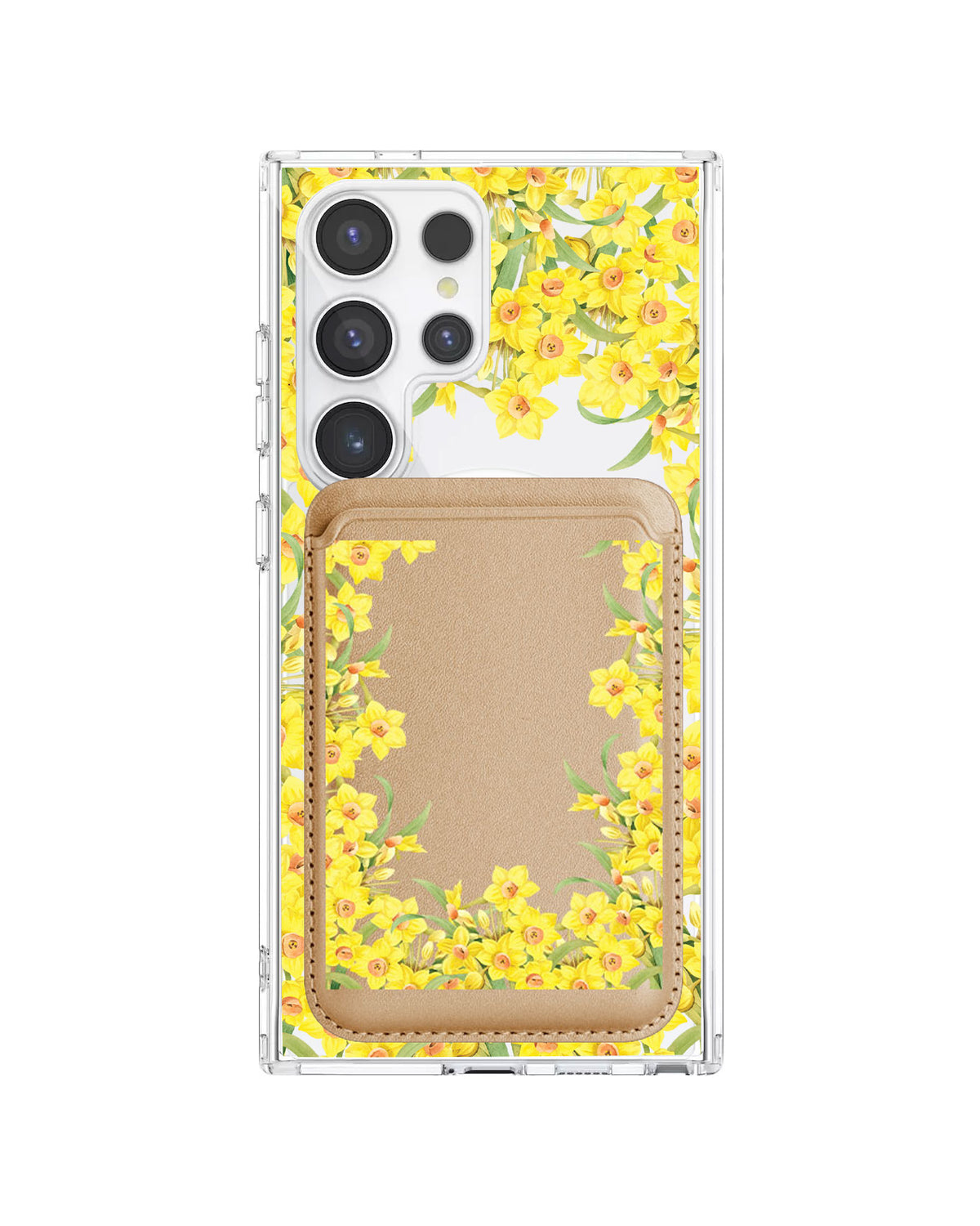 Android Magnetic Wallet Case - March Daffodil