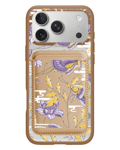 iPhone Magnetic Wallet Case - Fish & Floral 5.0