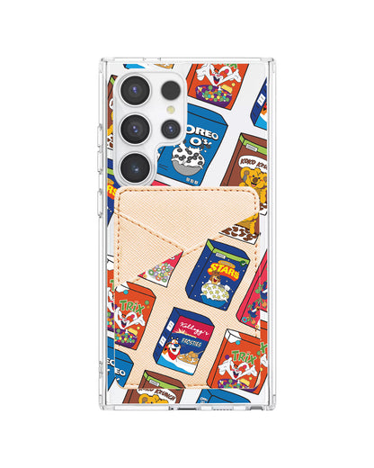 Android Phone Wallet Case - Cereal Boxes 2.0