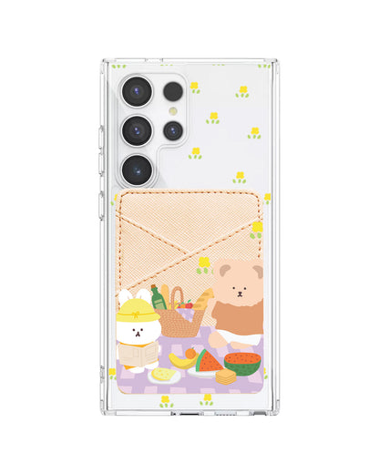 Android Phone Wallet Case - Picnic Lilac
