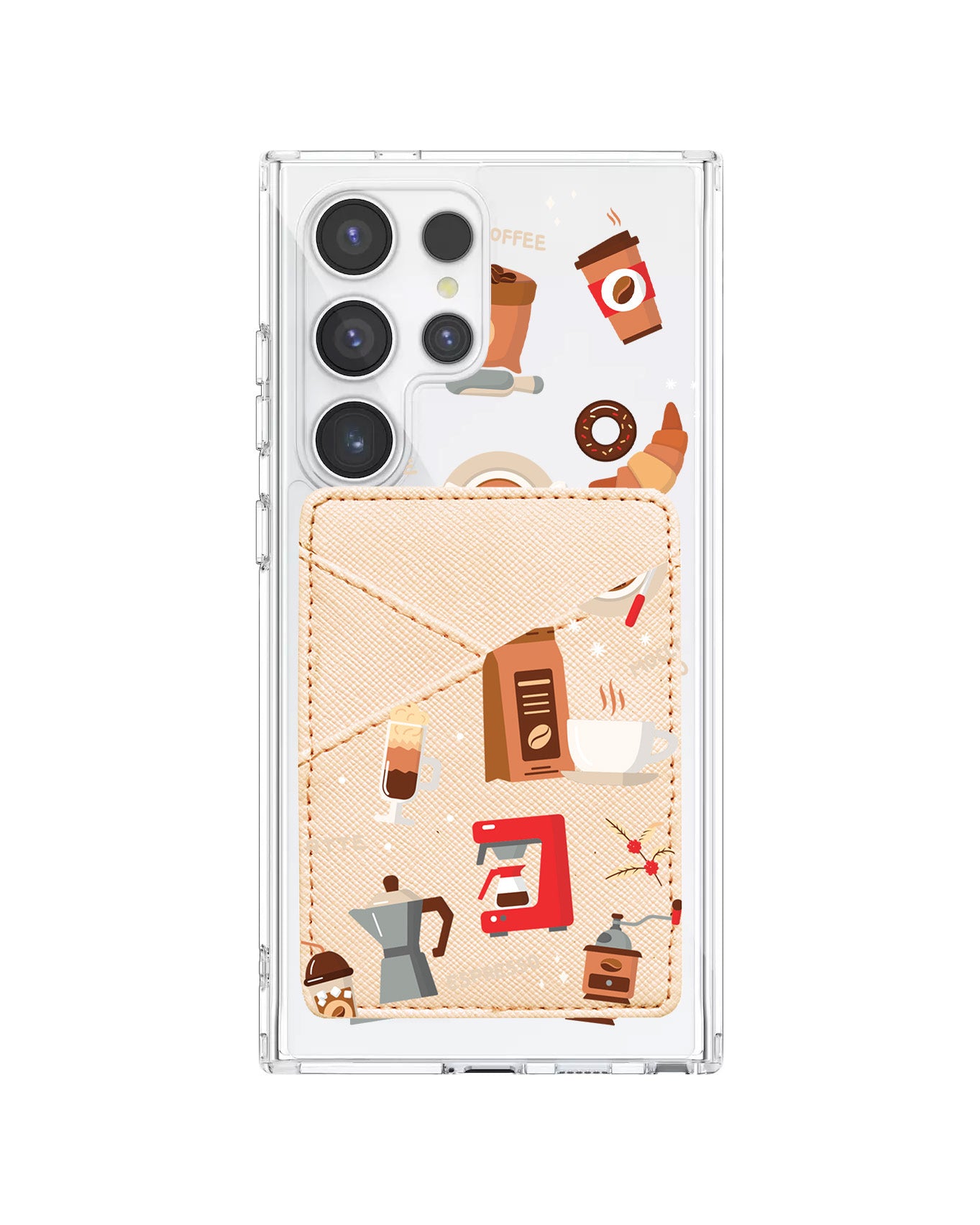 Android Phone Wallet Case - Barista